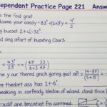 8.3 independent practice page 221 answer key: Solutions for Independent Practice Page