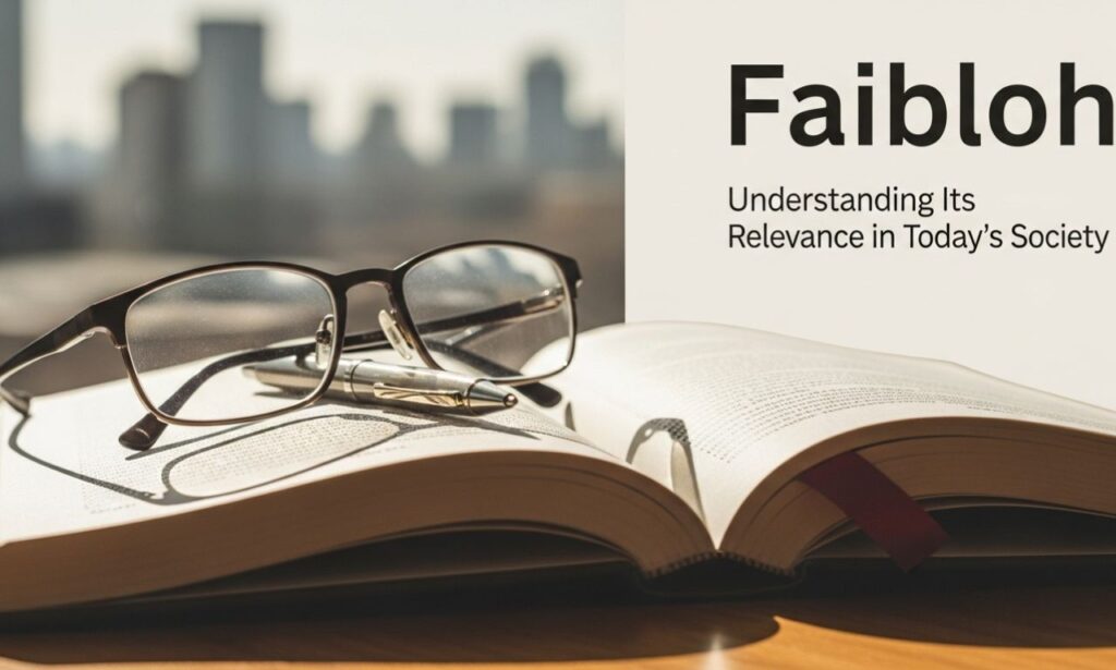 Faibloh: Understanding Its Relevance in Today's Society